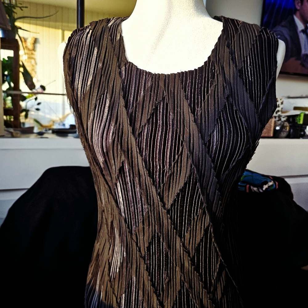 NICOLA Black Polyester Dress